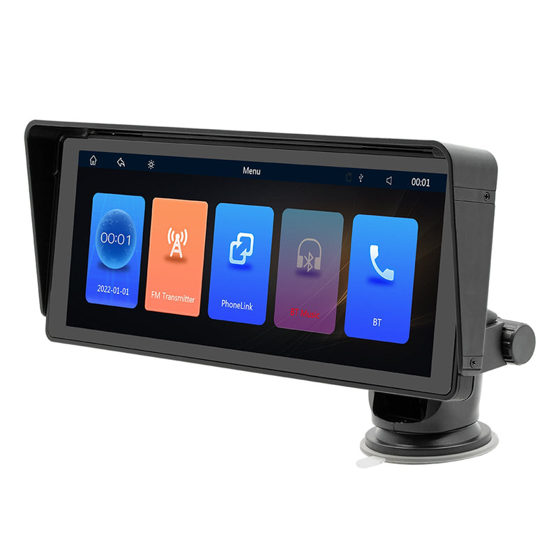 10,26" auton MP5-soitin Bluetooth-auton FM-lähetin Langaton Carplay 4 LED -kamera