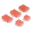 Kühler Banana Pi OpenWrtOne Kühlkörper aus reinem Kupfer mit selbstklebendem CPU-Kühler