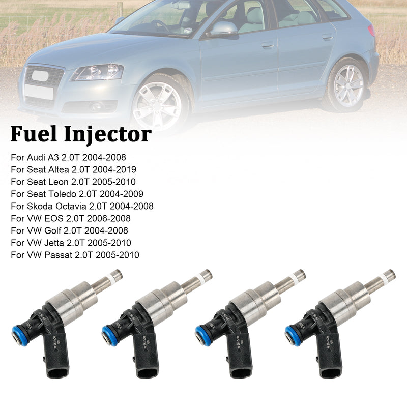 2004-2008 Skoda Octavia 2.0T 4STK drivstoffinjektor 0261500011 06D906036B