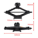 Auto zvedák 2,5 t/2500 kg univerzální nůžkový zvedák s klíčem na matice kol pro SUV a MPV