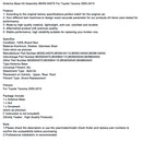 Antennenfuß-Kit 86300-04070 für Toyota Tacoma 2005-2015