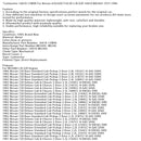 1981 Nissan 720 Deluxe Extended Cab Pickup 2-Door 2.2L Carburetor 16010-13W00 16010-NK2445