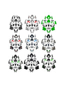 Ruiskuvalettu suojussarja Kawasaki Z900 2025-2026:lle