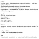 2 STÜCKE 2 ""Breite 4°Grad Stahl Blattfeder Grad Shims