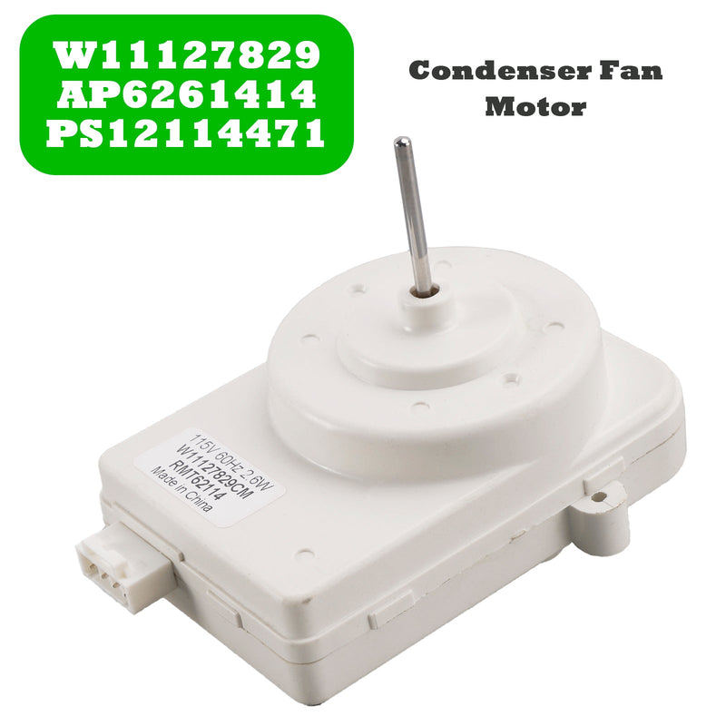 W11127829 AP6261414 PS12114471 Motor de ventilador condensador para refrigerador Whirlpool
