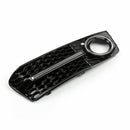 RH Chrome Honey Comb Fog Light Cover Grille Grills For Audi A4 B8 2009-2012