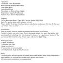 2003-2009 Mercedes-Benz E-Class W211 Sedan Gloss Black Rear Roof Wing