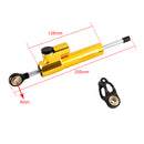 Universal Motorcycle CNC Adjustable Steering Damper Stabilizer Top Gold