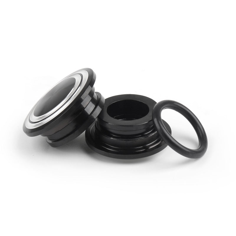 13x CNC ALUMINUM SIDE FRAME COVER CAPS PLUGS BLACK Fit for BMW R NineT 2014-2016