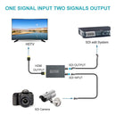1 SDI In to 2 HDMI + SDI Out Mini HD Video Micro Konverter Audio Switcher