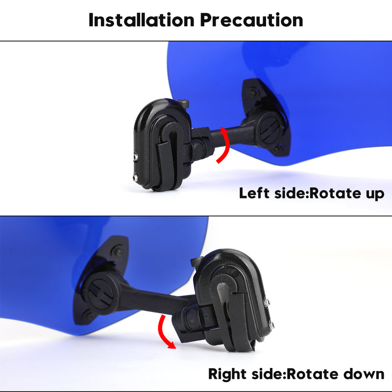 Parabrisas de extensión de parabrisas con clip ajustable