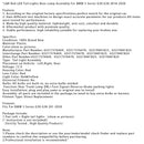 2018–2020 BMW 5 Series G30 G38 L &amp; R rote LED Rückleuchten Rückleuchtenbaugruppe