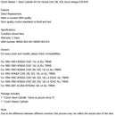 Pohár Master + Slave Cylinder Kit pro Acura Integra 1994-2001 46930 SR3-013