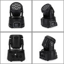 LED Moving Head DMX 7x10W LEDs Discobeleuchtung Scheinwerfer Bühnenlicht 105W