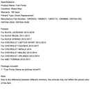 Bomba de combustible de alta presión Buick Lacrosse 2010-2016 12641847