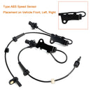 2x ABS-Raddrehzahlsensor vorne für Honda CR-Z 2011-2015
