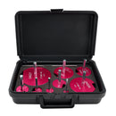 9-teiliges PVC-Rohr-Entgrater-Set – Fitting Socket Saver SCH Sanitärwerkzeug für 1/2"-Bohrmaschinen