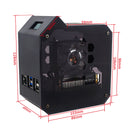 Conjunto de ventilador de torre vertical para Raspberry Pi 5 com caixa cooler de tela OLED de 0,96 polegadas