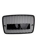 Kühlergrill mit Lüftungsgitter in Hochglanzschwarz für die Frontstoßstange, passend für Audi Q7 2005-2015