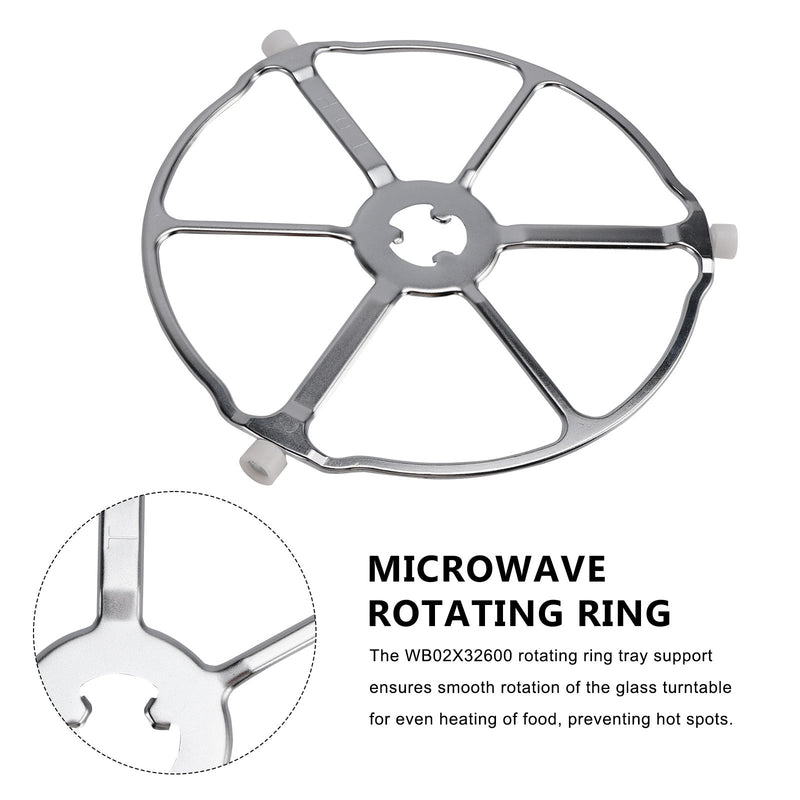 WB02X32600 WB06X10651 für GE Mikrowelle ROLLER RING TRAY UNTERSTÜTZUNG