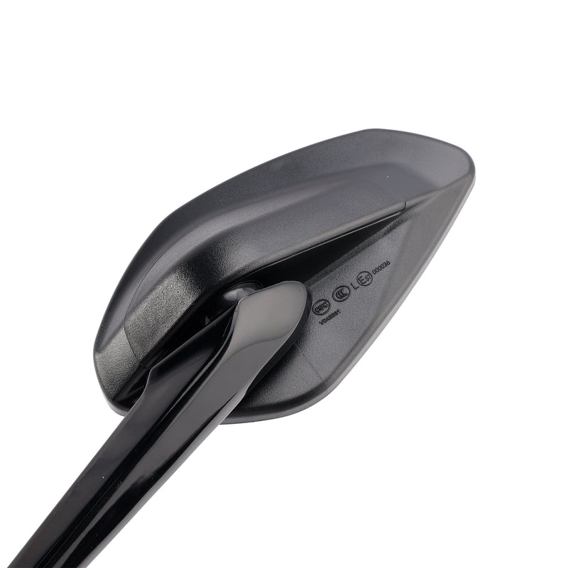 Černá dvojice zpětných zrcátek pro Ducati Streetfighter V2 V4S SP2 2020-2024