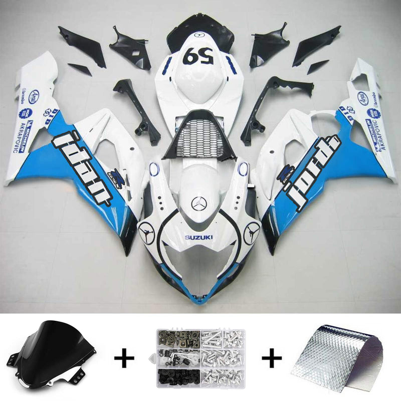 Kit de gatilho de injeção Suzuki GSXR1000 K5 2005-2006 carroceria de plástico ABS