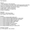 2kpl polttoaineen injektorit 5yu-13761-00-00 Yamaha Stratoliner Raider Roadlinerille