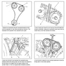 2-teiliges Steuerketten-Haltewerkzeug für Chevy Camaro Impala 3.6L EN-48313-1
