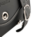 PU Side Cock Pocket Saddle Bag Color Matching Bagage White for Scooter Motorcycle White