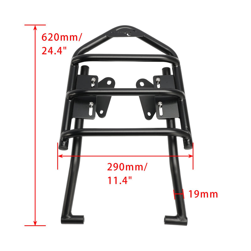 Gepäckträger hinten – Schwarz für Honda CRF 450 L RL 2018–2024 Cargo Carrier