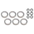 12PCS Kraftstoff Injektor Dichtung Ring &amp; Element Fit BMW 335i 340i 528i N20 B38 N55