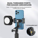 Telefonhalter 360 Grad drehbarer erweiterbarer Fülllicht-Handy-Desktop-Ständer