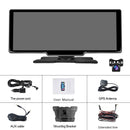 10,26"" Tragbares Bluetooth-Autonavigationssystem, kabelloses Carplay, großer HD-Touchscreen