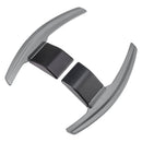 Schaltwippenverlängerung für BMW F-Serie F30 F31 F32 F10 X3 X5 Aluminium Grau