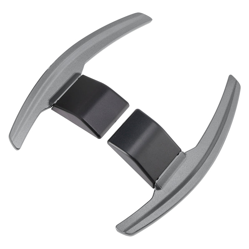 Schaltwippenverlängerung für BMW F-Serie F30 F31 F32 F10 X3 X5 Aluminium Grau