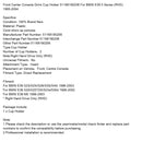 Getränkehalter für die Mittelkonsole vorn, 51168190206, für BMW E39 5er-Reihe (RHD).