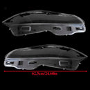 2010–2019 Jaguar XJ XJL Paar Frontscheinwerfer Objektiv Abdeckung Shell klar