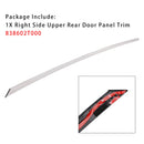 2011–2015 Kia Optima rechts obere hintere Tür Panel Trim Molding Chrom