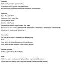 Schwarzer Frontstoßstangengrill für Nebelscheinwerfer des Audi Q5 (2013–2017), Teilenummer 8R0807681M