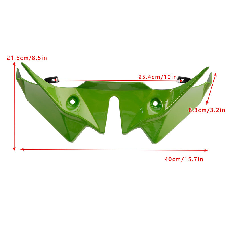 2021-2024 Kawasaki Z650 Front Downforce Spoiler Verlängerung Verkleidung Hellgrün