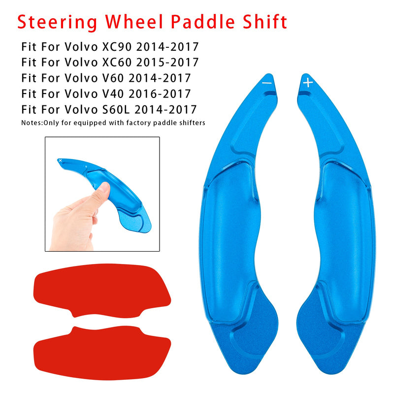 Lenkrad-Schaltwippen-Verlängerung für Volvo XC60 XC90, Aluminium