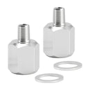 2x 1/8NPT Außengewinde auf M16-1,5 Innengewinde Öldrucksensor-Adaptergewindeanschluss