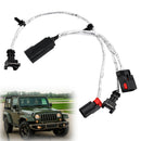 Okablowanie czujnika ciśnienia oleju i temperatury czujnika spalania stukowego dla Jeep Wrangler 2012-2016