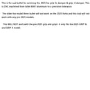 Grip SL & GRIP X Bullet de cartucho de amortiguador para mantenimiento de zorro/conversión 2025