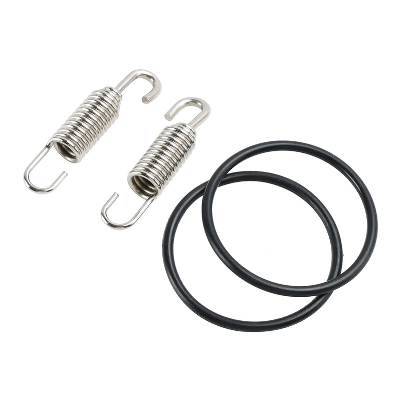 2-pack avgasrörsfjäder 55 mm och O-ringar för EXC 250 250EXC EXC250 1999-2021