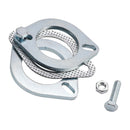 2 stålflenser 2,5 tommer 64 mm for rørets eksosreparasjonstilkobling og bolter