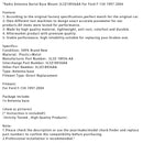 1997–2004 Ford F-150 Radioantenne Antennenfußhalterung 3L3Z18936AA