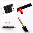 Car Truck LED TailLight Strip Turn Signal Lamp Flowing Dynamic Fish Bone 1.5 meters