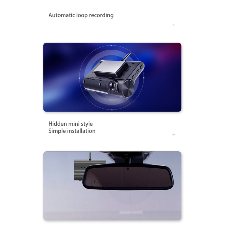 1080P Dash Cam Wifi App Video DVR Recorder Körning Dold kamera Night Vision