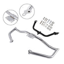 Road Glides Street Glides Road Glides FLHT FLHX Engine & Fairing Bracket Frame Anti-Crash Bumper Kit Chrome